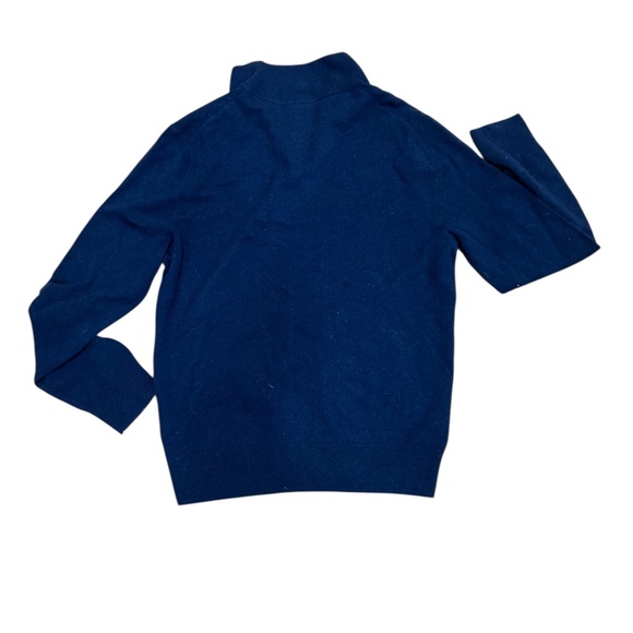 NWT Men's J.CREW 100% Cashmere Navy Cardigan Zip-up size M Sweater JCREW - Picture 3 of 3